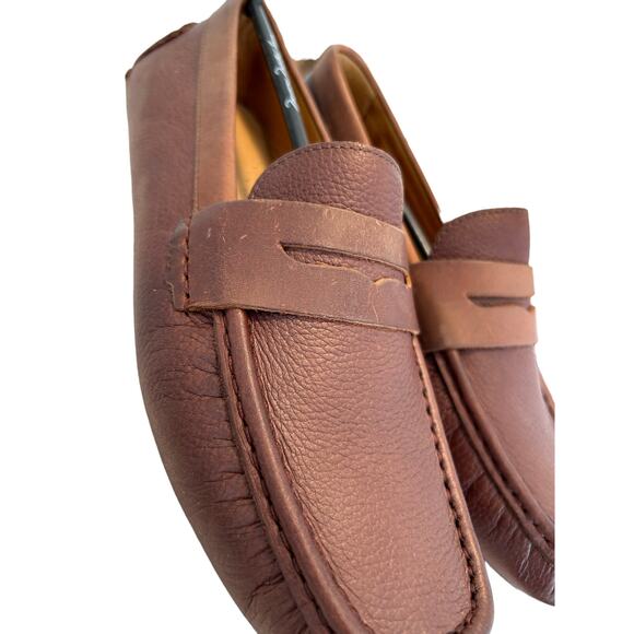 Massimo Matteo Firenze Genuine Leather Driving Moccasin Loafer - SZ 8 M - Picture 3 of 9